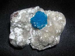 Related Exquisite Cavansite on Quartz